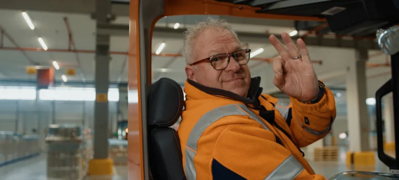 Ook het personeel geniet van de aangename temperatuur