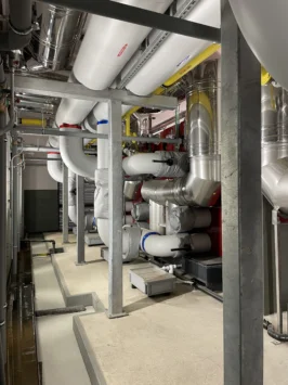 La conception de la chaudière à gaz double réduit le nombre de connexions