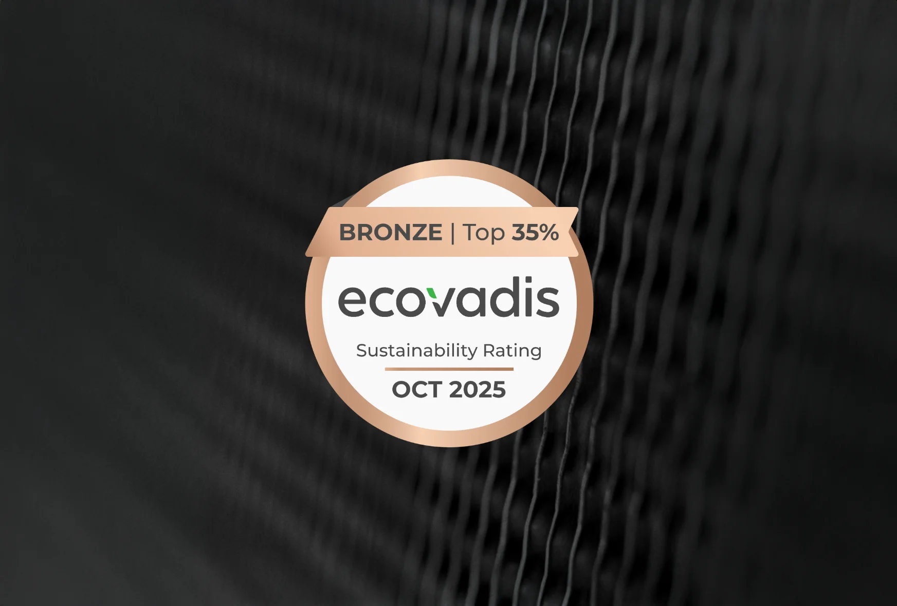 Ecovadis bronzen medaille
