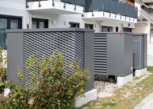 Effizienz Luft Wasserwärmepumpe Hotel LR