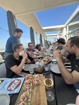 Edergen seminarie - lunch strandbar Cadzand